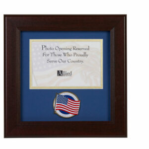 American Flag Medallion 4-Inch by 6-Inch Landscape Picture Frame