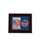 American Flag Medallion 4-Inch by 6-Inch Portrait Picture Frame