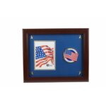 American Flag Medallion 5-Inch by 7-Inch Picture Frame with Stars