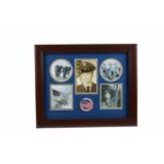 American Flag Medallion 5 Picture Collage Frame