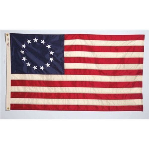 Betsy Ross Flag - 2' x 3' - Aniline Dyed Printed Nylon