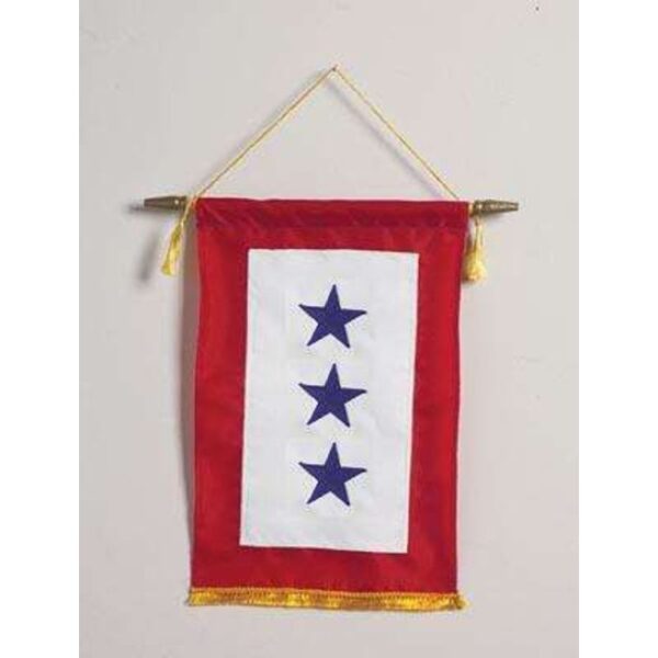 Blue Star Banner - Three Stars