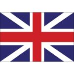 British Union Stick Flag - 4" x 6" - Endura-Gloss