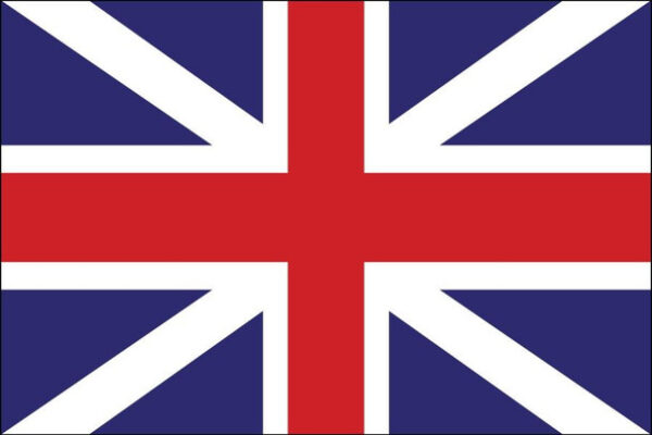 British Union Stick Flag - 4" x 6" - Endura-Gloss
