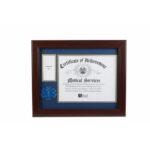 EMS Medallion 8-Inch by 10-Inch Certificate and Medal Frame