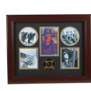 Firefighter Medallion 5 Picture Collage Frame