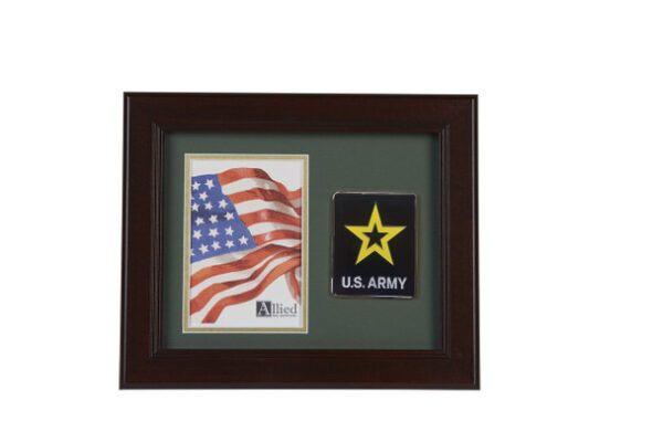 Go Army Medallion 4-Inch by 6-Inch Portrait Picture Frame