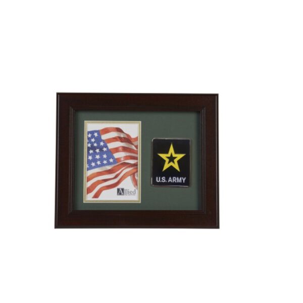 Go Army Medallion 4-Inch by 6-Inch Portrait Picture Frame