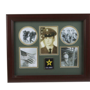 Go Army Medallion 5 Picture Collage Frame
