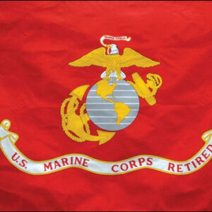 Marine Corps Retirement Flag - 3' x 5' - Polyester