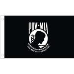 POW/MIA Flag - 4' x 6' Single Sided Nylon