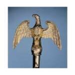 Plastic Perched Eagle Indoor Flag Pole Ornament