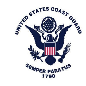 U.S. Coast Guard Flag w/ Pole Hem & Fringe - 4' x 6' - Nylon