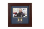 Police Department Medallion 4-Inch by 6-Inch Landscape Picture Frame