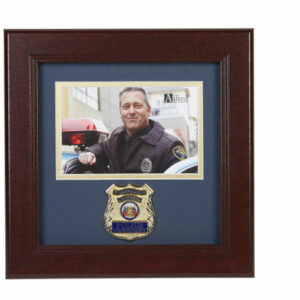 Police Department Medallion 4-Inch by 6-Inch Landscape Picture Frame