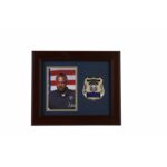 Police Department Medallion 4-Inch by 6-Inch Portrait Picture Frame