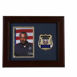 Police Department Medallion 4-Inch by 6-Inch Portrait Picture Frame