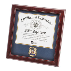 Police Department Medallion 8-Inch by 10-Inch Certificate Frame