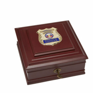 Police Department Medallion Desktop Box