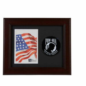 POW MIA Medallion 4-Inch by 6-Inch Portrait Picture Frame