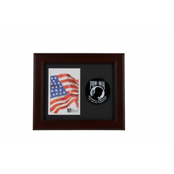 POW MIA Medallion 4-Inch by 6-Inch Portrait Picture Frame