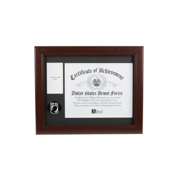 POW MIA Medallion 8-Inch by 10-Inch Certificate and Medal Frame