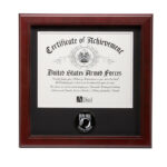 POW MIA Medallion 8-Inch by 10-Inch Certificate Frame