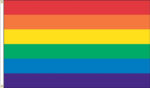 Rainbow Flag - 16" x 24" - Nylon