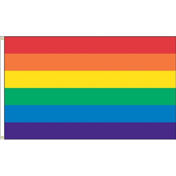 Rainbow Flag - 16" x 24" - Nylon