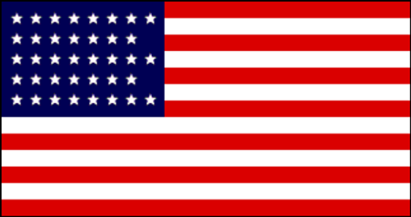 U.S. 38 Star Historical Flag - 3' x 5' - Nylon