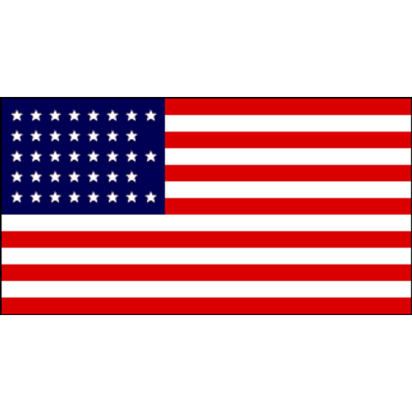 U.S. 38 Star Historical Flag - 3' x 5' - Nylon