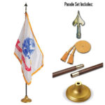 U.S. Army 3' x 5' Indoor Display and Parade Flag Set