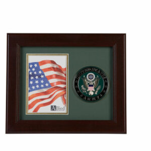 U.S. Army Medallion 4-Inch by 6-Inch Portrait Picture Frame