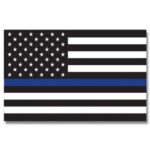 U.S. Blue Line Flag - 3' x 5' - Embroidered Nylon