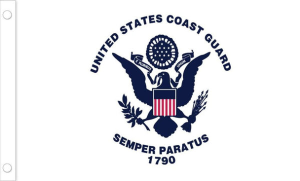 U.S. Coast Guard Flag - 3' x 5' - Polyester