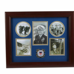 U.S. Coast Guard Medallion 5 Picture Collage Frame