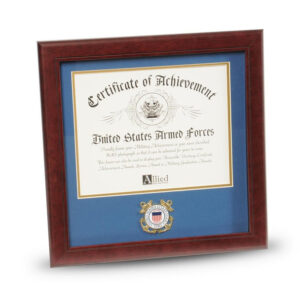 U.S. Coast Guard Medallion 8-Inch by 10-Inch Certificate Frame