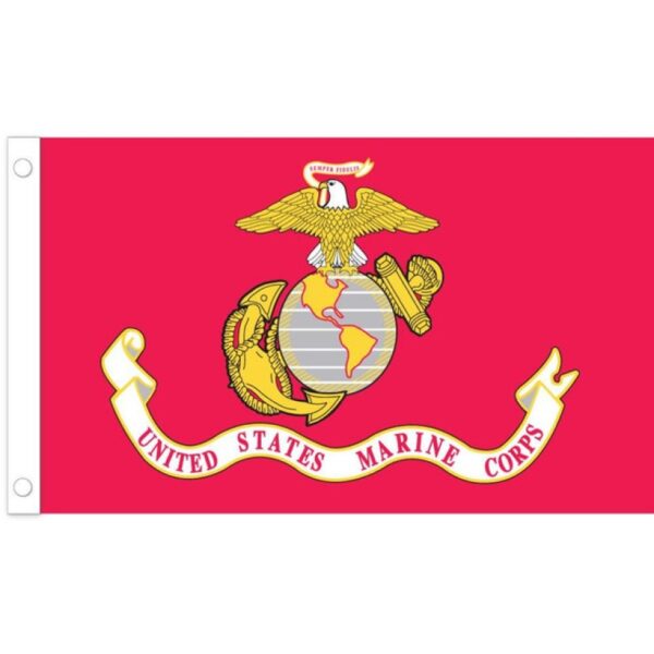 U.S. Marine Corps Flag - 3' x 5' - Polyester