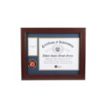 U.S. Marine Corps Medallion 8-Inch by 10-Inch Certificate and Medal Frame