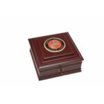 U.S. Marine Corps Medallion Desktop Box