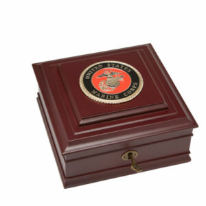 U.S. Marine Corps Medallion Desktop Box