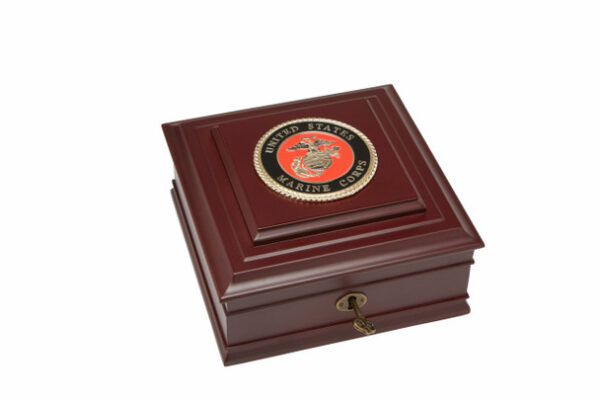 U.S. Marine Corps Medallion Desktop Box
