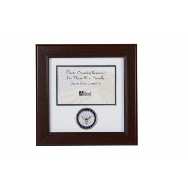 U.S. Navy Medallion 4-Inch by 6-Inch Landscape Picture Frame