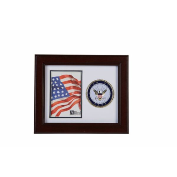 U.S. Navy Medallion 4-Inch by 6-Inch Portrait Picture Frame