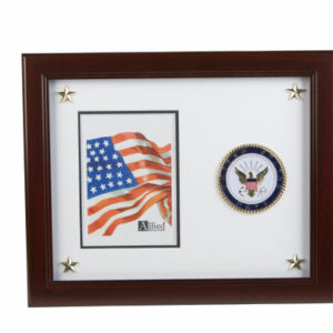 U.S. Navy Medallion 5-Inch by 7-Inch Picture Frame with Stars