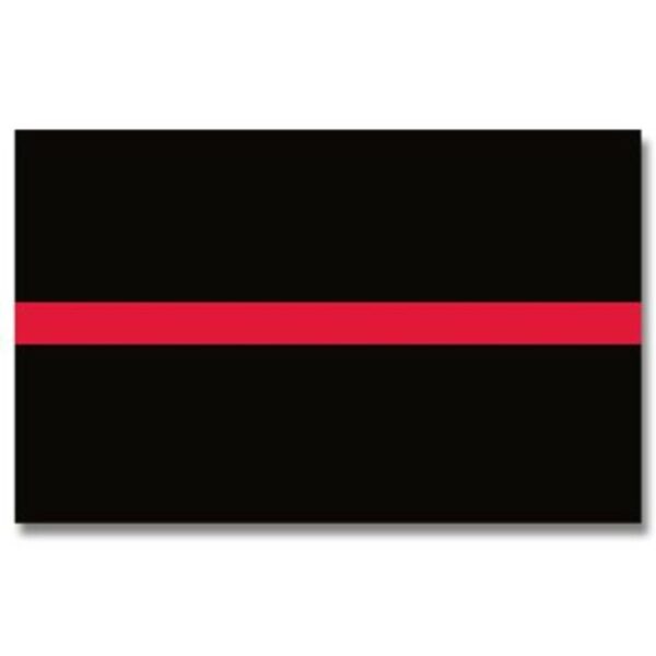 U.S. Thin Red Line Flag - 3' x 5' - Sewn Nylon