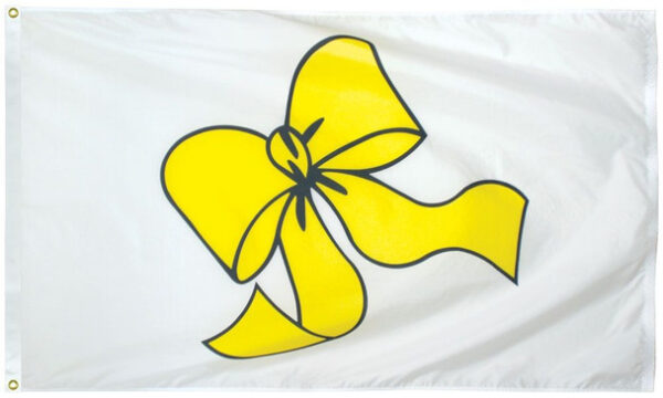 Yellow Ribbon Flag - 3' x 5' - Nylon