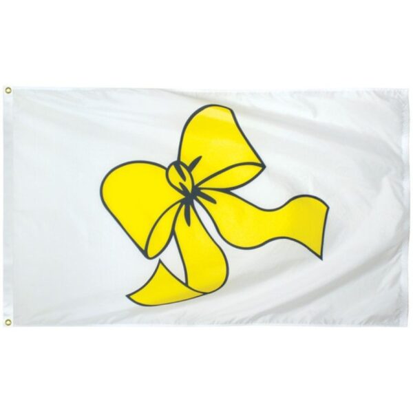 Yellow Ribbon Flag - 3' x 5' - Nylon