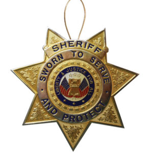 Sheriff Christmas Ornament | Heroes Series