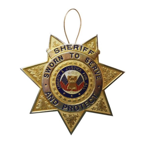 Sheriff Christmas Ornament | Heroes Series